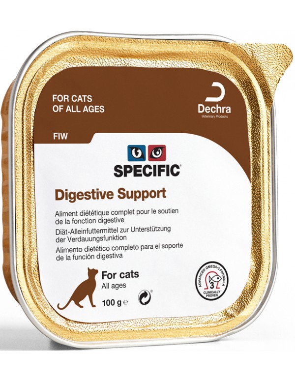 Specific VD FIW Digestive Support Alimento Humido Gato