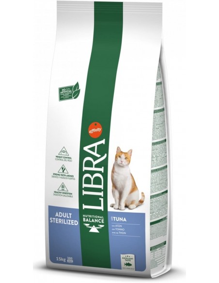 Libra Esterilizado Atum Alimento Seco Gato