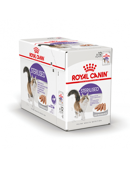 Caixa Royal Canin Sterilised Saquetas Loaf (Pate)