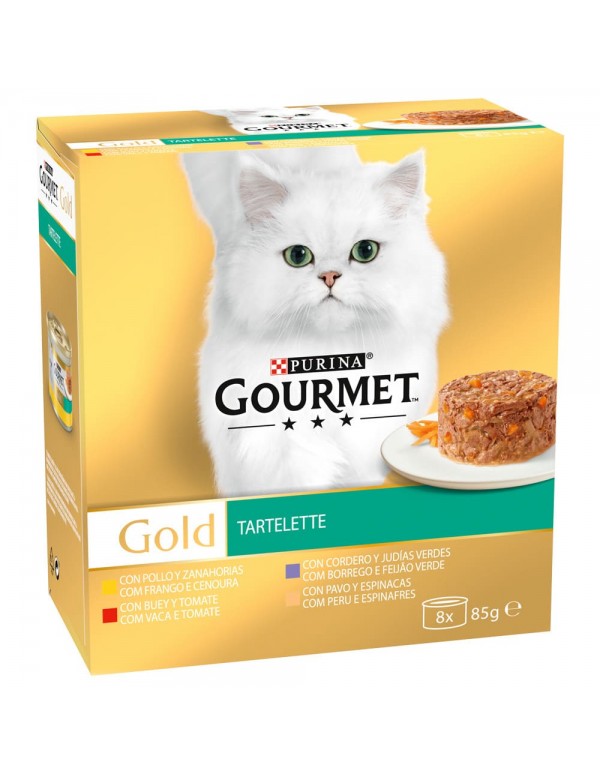 GOURMET® Gold Seleção de Tarteletes 8 X 85 Gr
