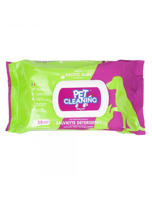 Toalhetes Húmidos "Pet Cleaning" Exotic - (Emb. c/ 35)