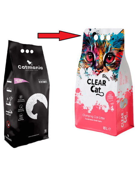 Litter Clear Cat (Talco) 10 L