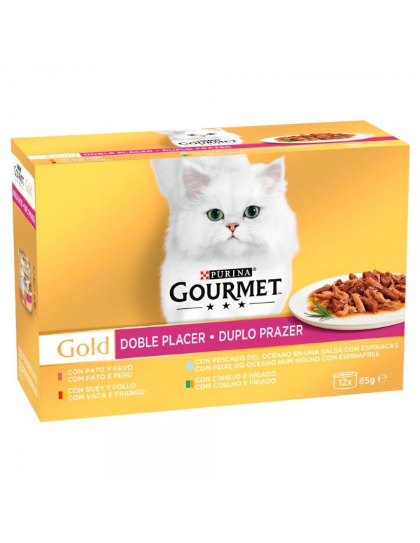 GOURMET Gold Seleção Duplo Prazer 12 X 85 Gr