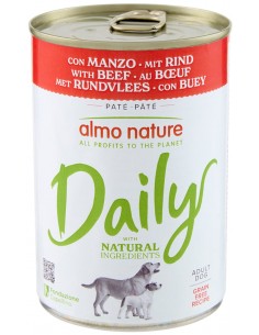 Almo Nature Dog "Daily" Vaca 400 Gr