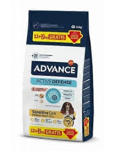 Advance Cão Sensitive Salmão 12 + 2 Kg
