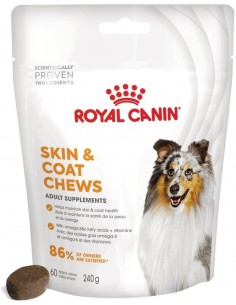 Royal Canin Cão Skin & Coat Chews 240 Gr