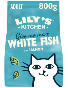 LILY`S KITCHEN® Gato Peixe Branco e Salmão