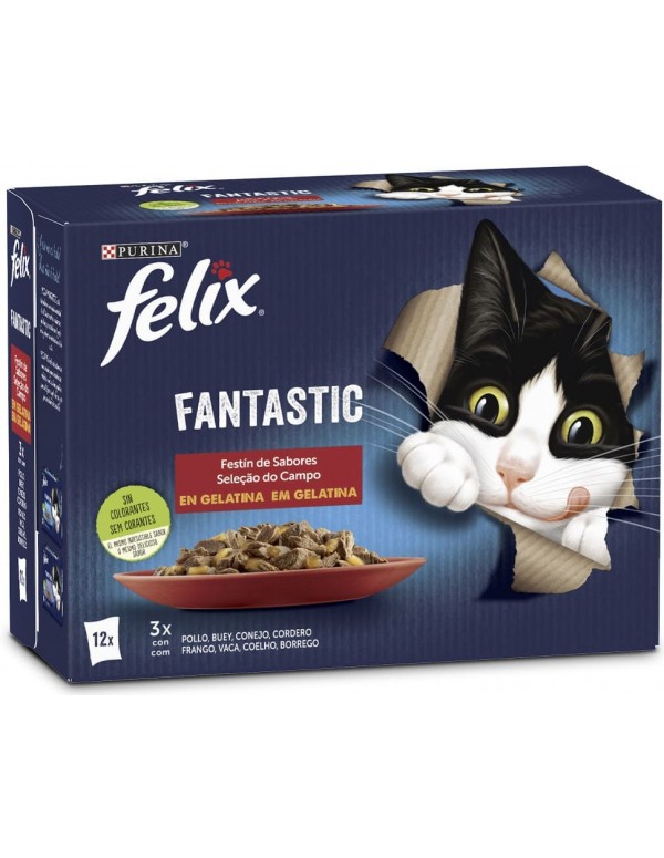 FELIX Fantastique Pack Seleção de Carne 12X85 Gr
