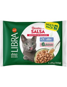 Libra Gato Saquetas Adulto Atum e Salmão