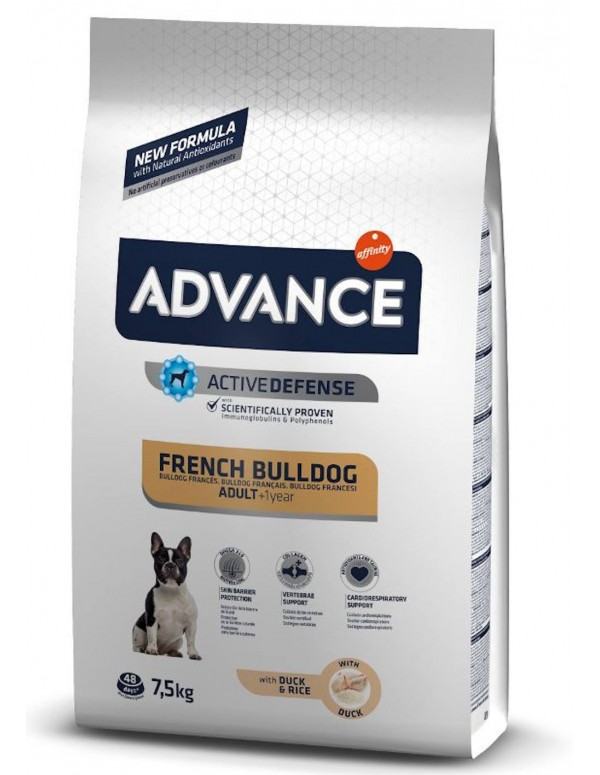 Advance Bulldog Francês Adulto Alimento Seco Cão