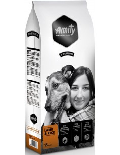 Amity Adulto Premium Lamb e Rice Alimento Seco Cão