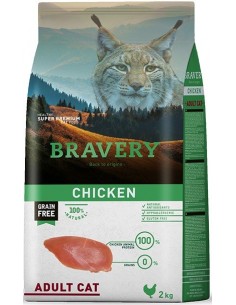 Bravery Adult Chicken (Grain free) Alimento Seco Gato