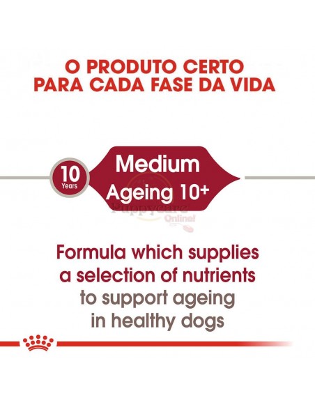 Royal Canin SHN Medium Ageing 10+ Alimento Húmido Cão